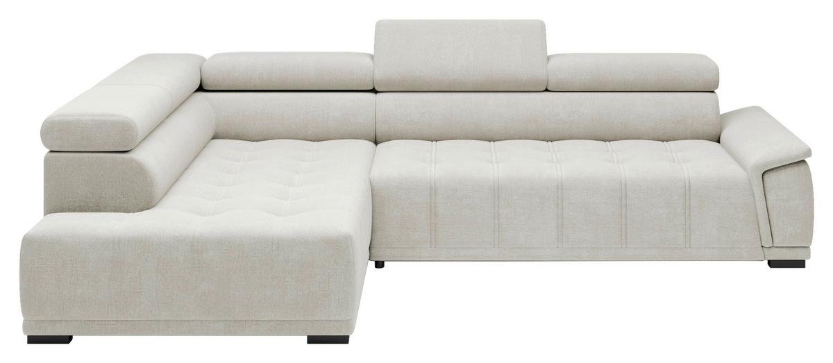 Kutna Garnitura Gremio - boje pijeska/crna, Moderno, tekstil/plastika (106/283cm) - Modern Living