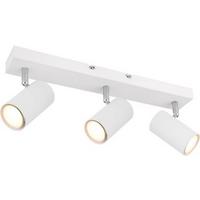 Proiector Witmo 2 - alb/culoare crom, Modern, metal (43/6/12cm) - Mömax