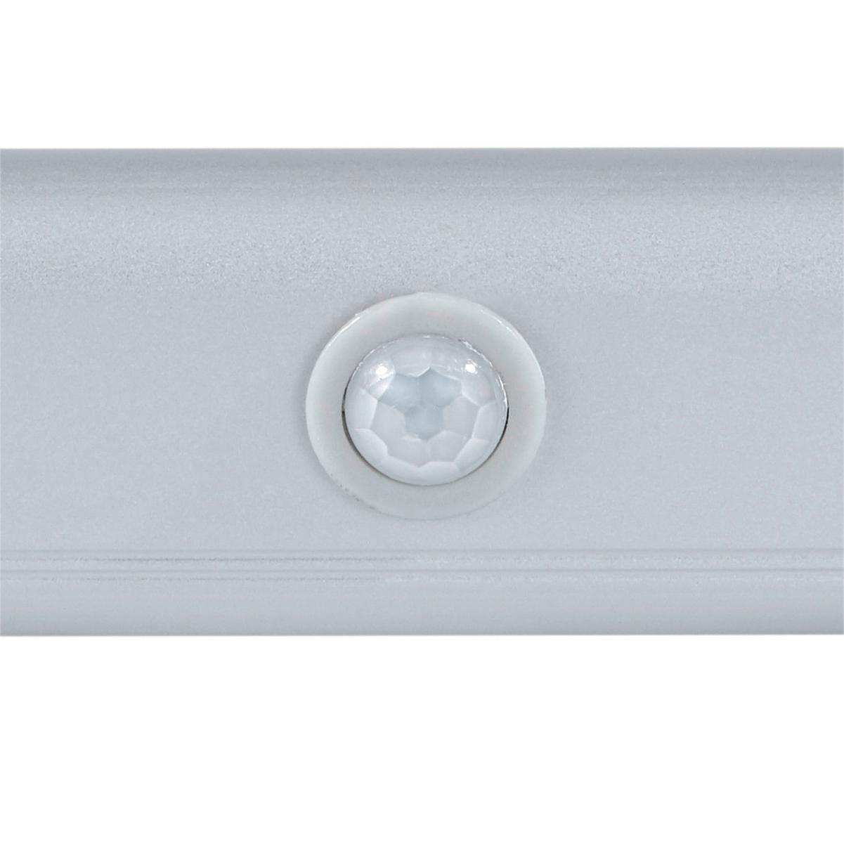 Kleiderstange "UNIT" in Alufarben mit Beleuchtung - Alufarben, Modern, Metall (87,1cm) - Based