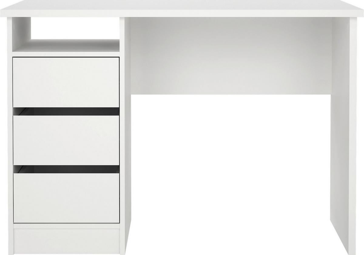 BIURKO FUNCTION PLUS - biały, Modern, materiał drewnopochodny (110/48,5/76cm) - MID.YOU