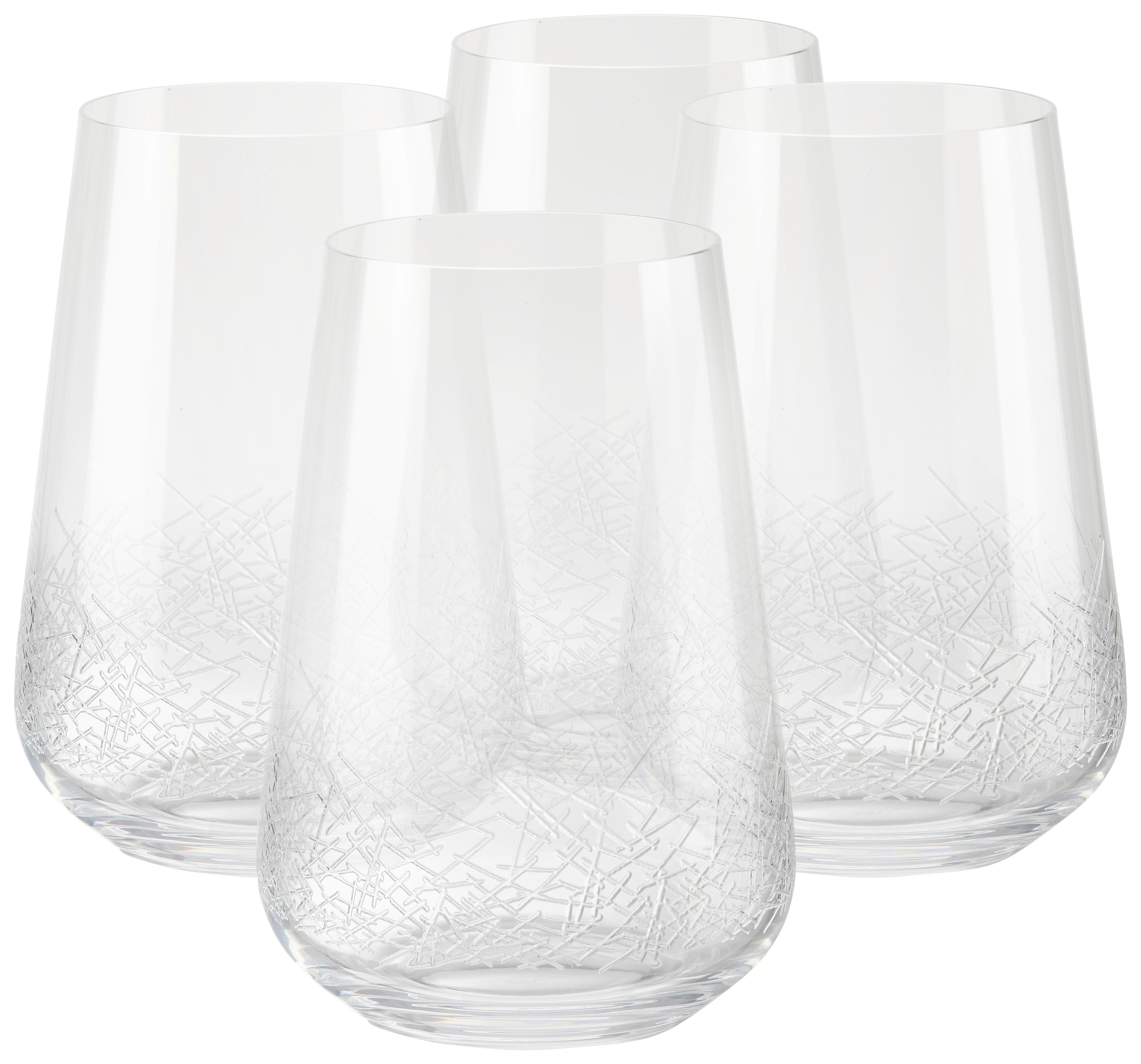 Longdrink Pohárkészlet Crystal Chic - átlátszó, Modern, Üveg (0,38l) - Premium Living
