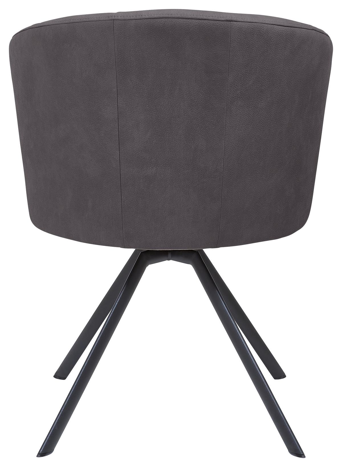 KRZESŁO NEXT LEVEL 3000 - antracytowy, Design, metal/tkanina (62/83/64cm) - Venjakob