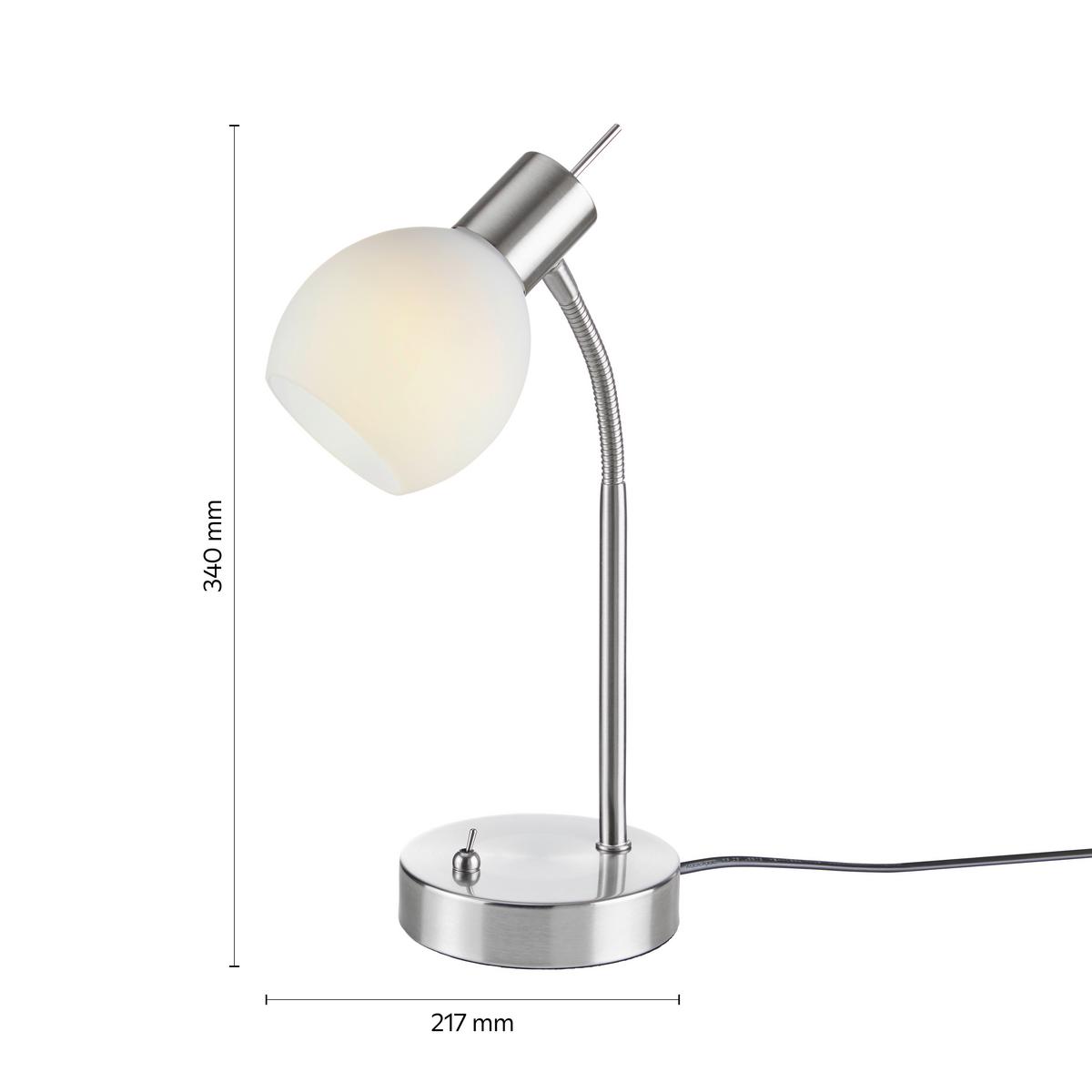 Veioză SAMUEL - Konventionell, sticlă/metal (21,7/1,2/34cm) - Modern Living