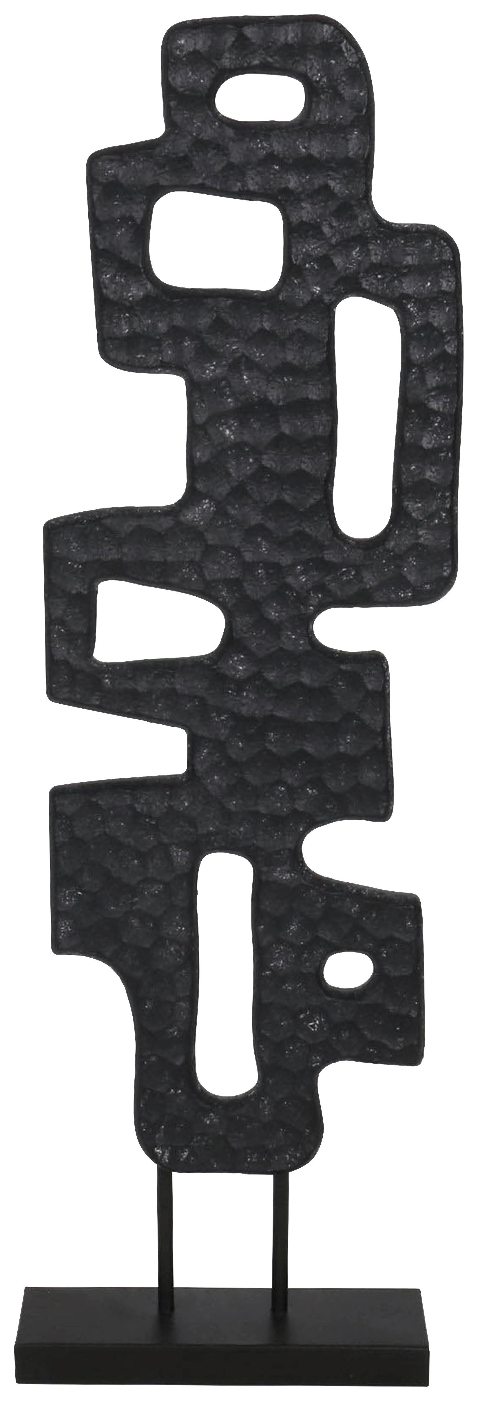 Ukrasna Figura 24x80cm Abasa - crna, Moderno, metal/pločasti materijal (24/80/8cm) - Mömax
