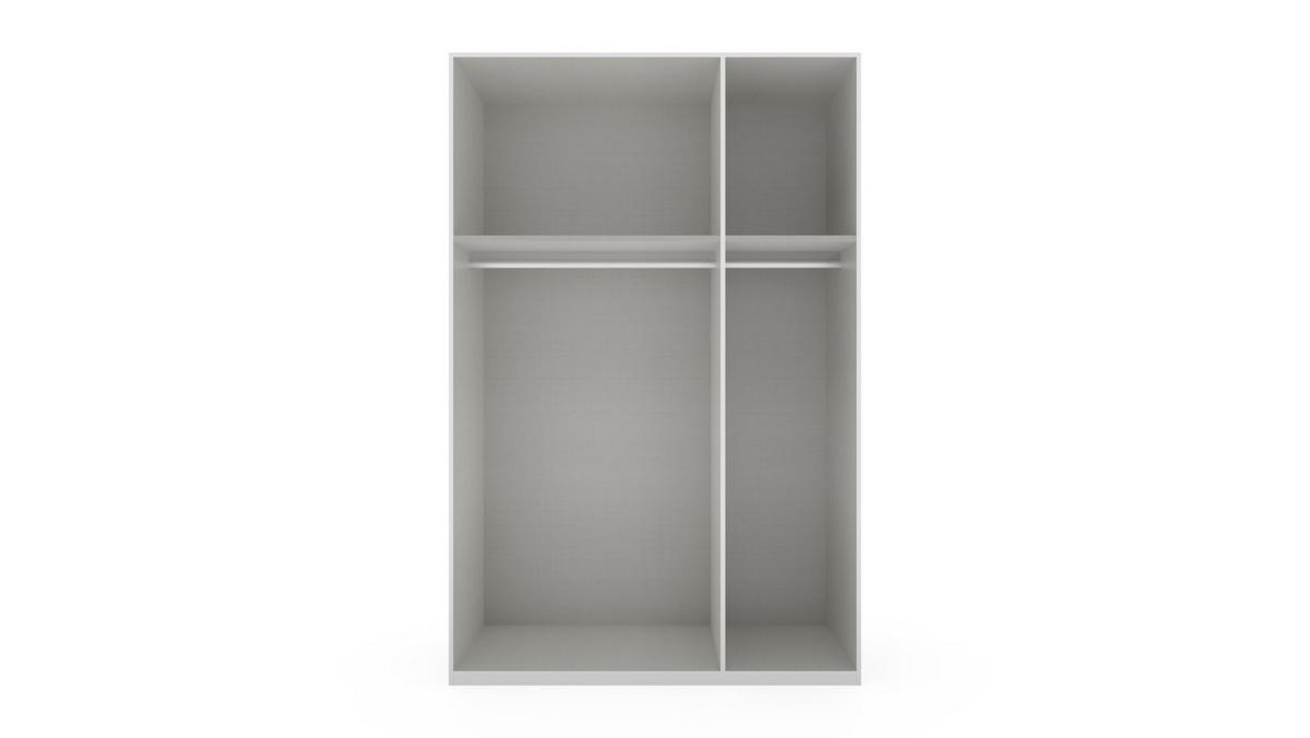 Ormar S Klasičnim Vratima New York B - bijela, Konvencionalno, drvni materijal/metal (135/236/58cm) - Modern Living