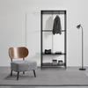 KLÄDSTÄLLNING STILOS -EXKLUSIV- - svart, Modern, metall/trämaterial (80/185/44cm) - Mömax