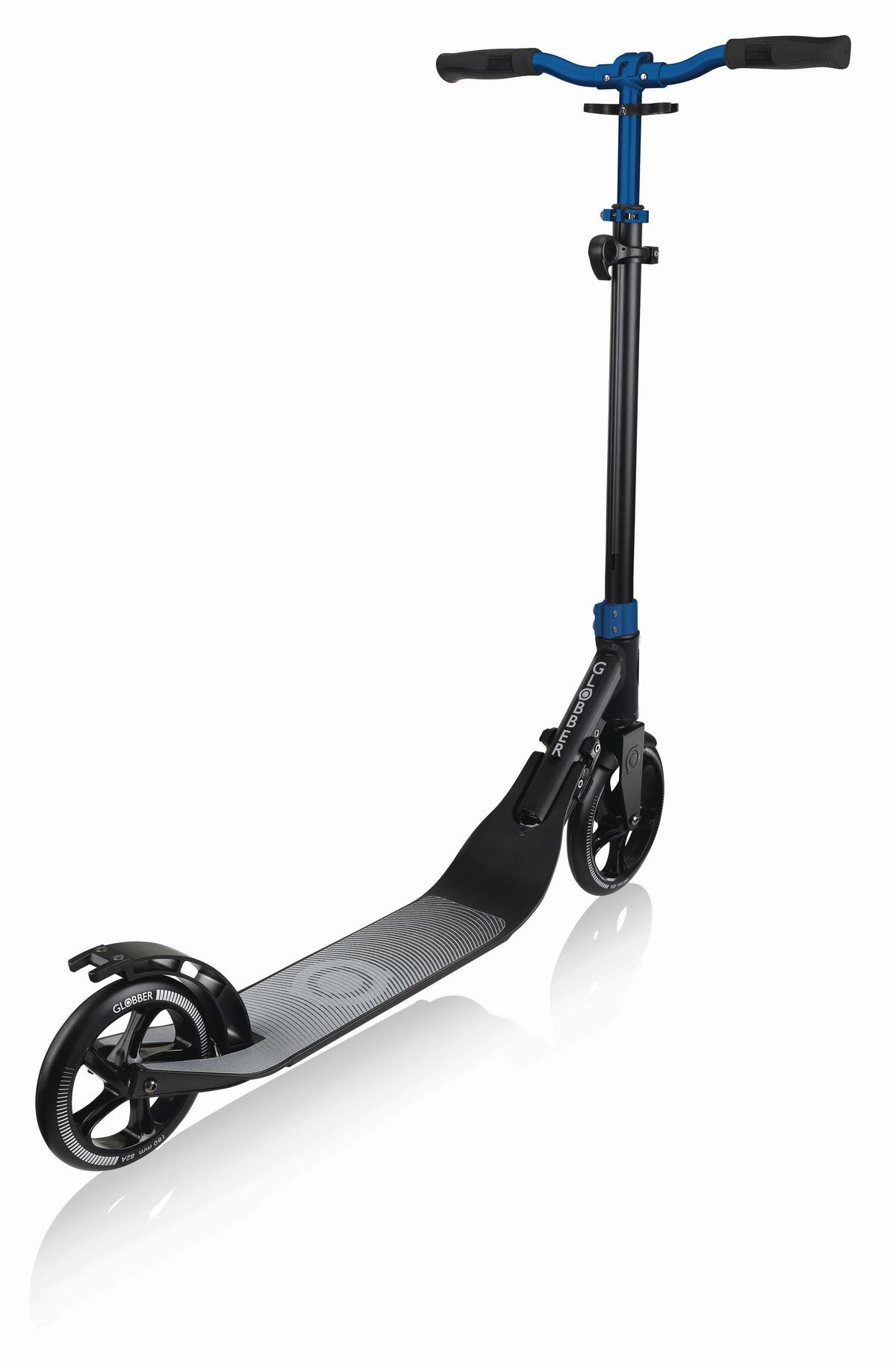 Scooter GL One aus Aluminium - Blau/Schwarz, Basics, Metall (49/111/96cm) - GLOBBER