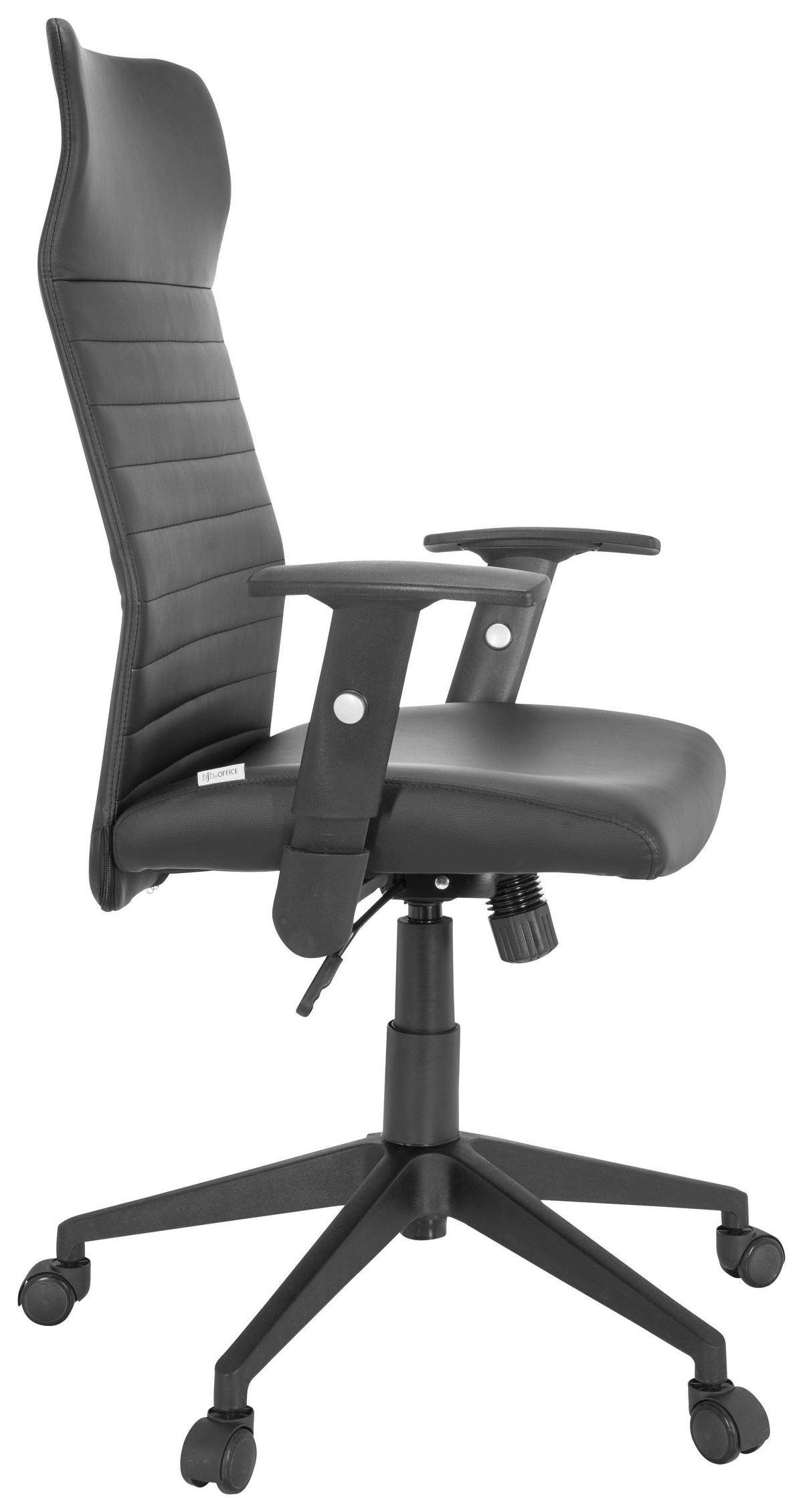 Pisarniški Stol Arton 30, Črna - črna, Moderno, umetna masa/tekstil (72/115/55cm) - MID.YOU