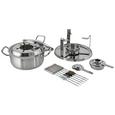 Fondueset Rösle inkl. 6 Fonduegabeln - Edelstahlfarben, MODERN, Metall (40/27,5/14,7cm) - Rösle Fondueset Rösle inkl. 6 Fonduegabeln - Edelstahlfarben, MODERN, Metall (40/27,5/14,7cm) - Rösle