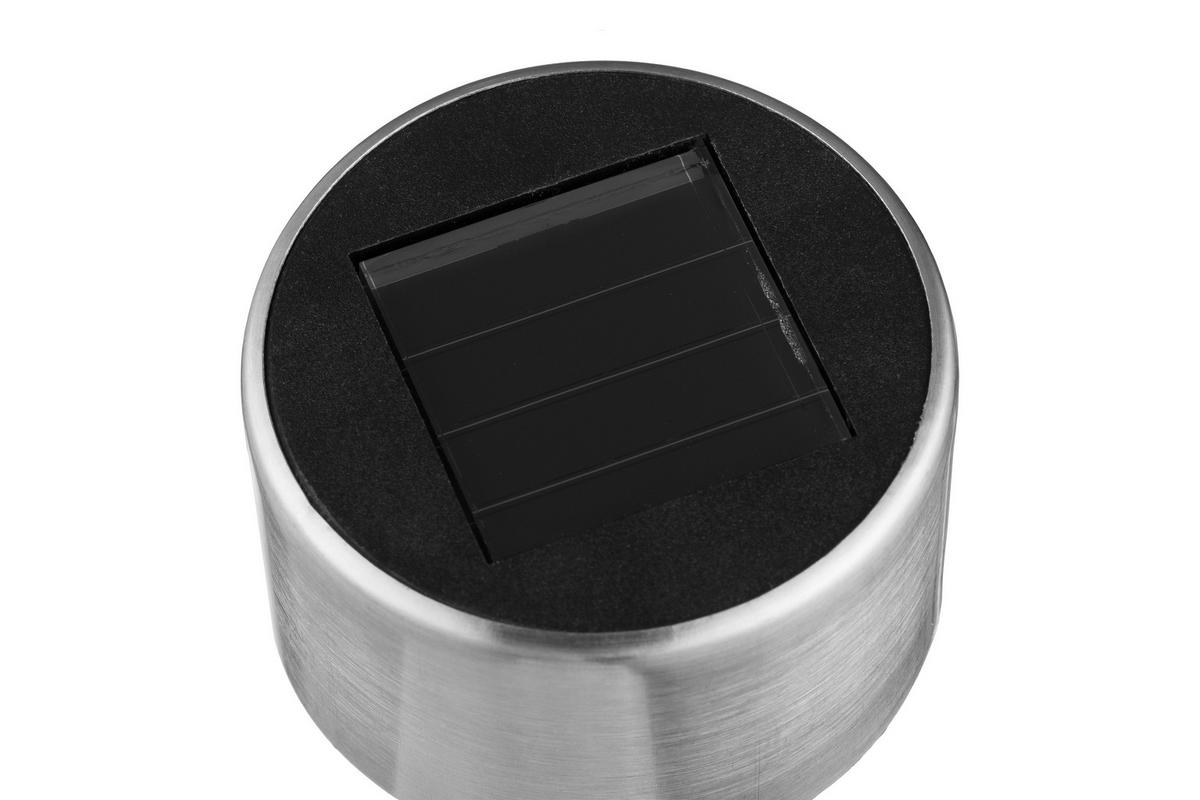 Svjetiljka Solarna Bill - boje oplemenjenog čelika, Romantično / ladanjski, metal/plastika (4,5/36cm) - Mömax