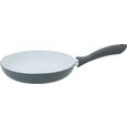 Bratpfanne Sonia mit Keramikbeschichtung - Weiß/Grau, MODERN, Keramik/Kunststoff (24cm) - Mömax modern living Bratpfanne Sonia mit Keramikbeschichtung - Weiß/Grau, MODERN, Keramik/Kunststoff (24cm) - Mömax modern living