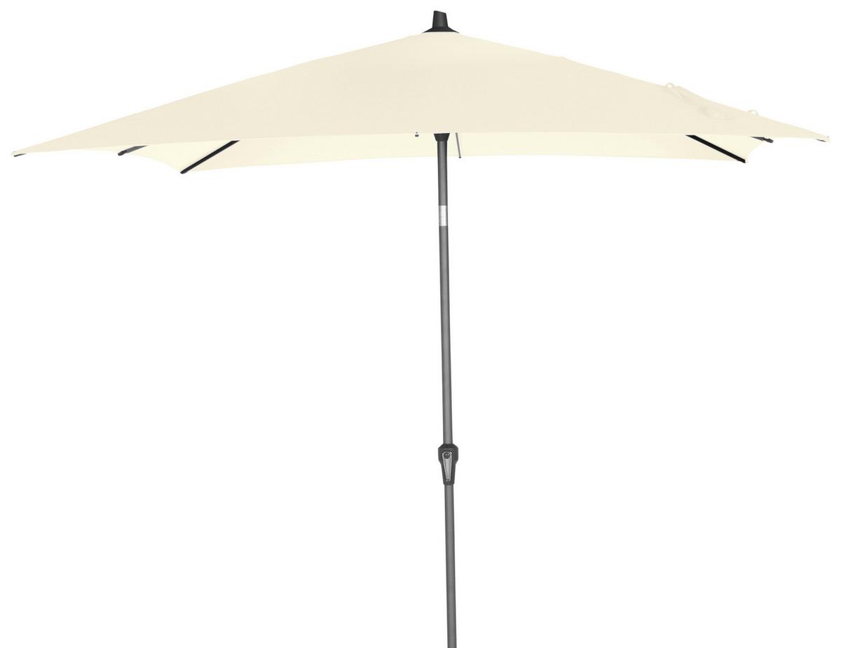 Sonnenschirm BHT: 250x258x250 cm Anthrazit/Beige - Anthrazit/Beige, KONVENTIONELL, Textil/Metall (250/250cm) - Siena Garden