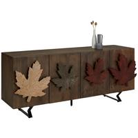 Tálalószekrény Maple - többszínű, Modern, fa/fém (177/75/45cm) - Premium Living