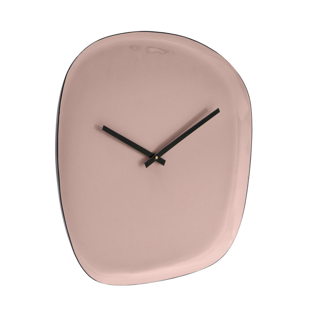 Wanduhr Tomo Rosa Ø ca. 42cm - Rosa, Basics, Metall (42/42/4cm)