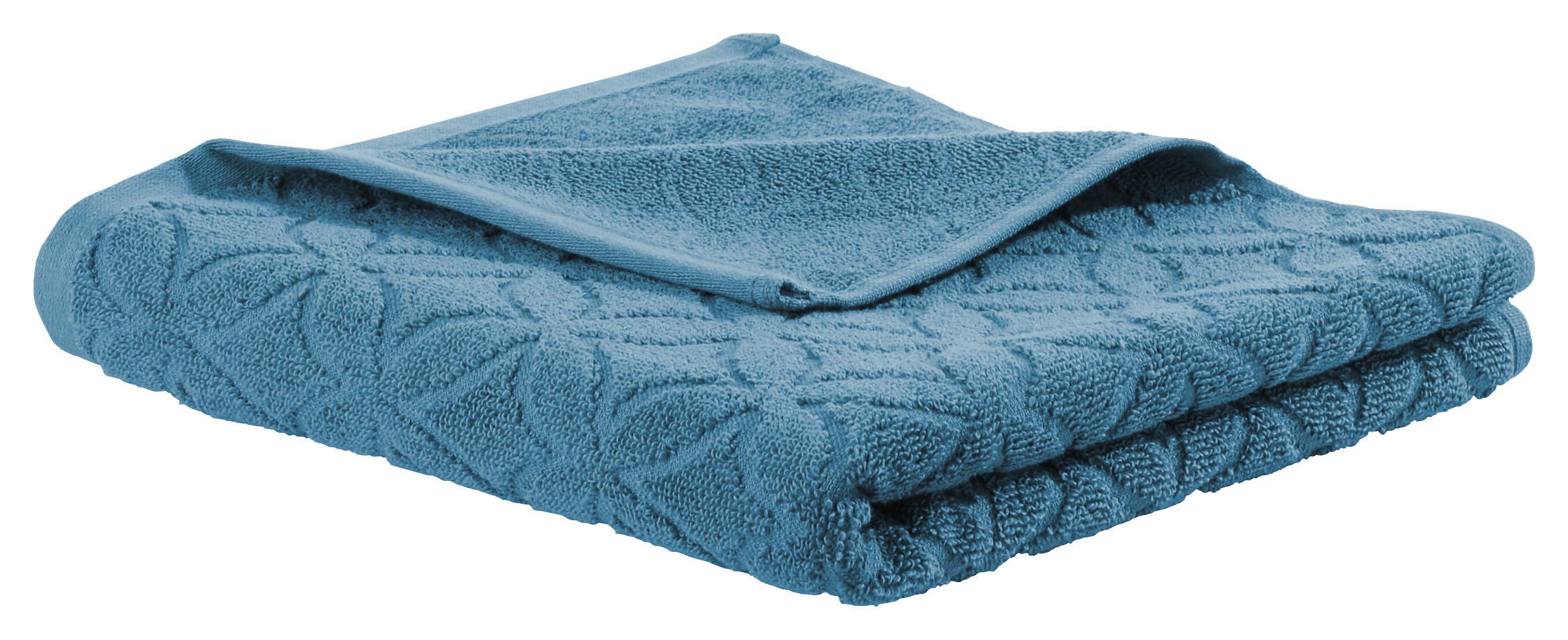 Handtuch Naime in Petrol ca. 50x100cm - Petrol, Lifestyle, Textil (50/100cm) - Modern Living