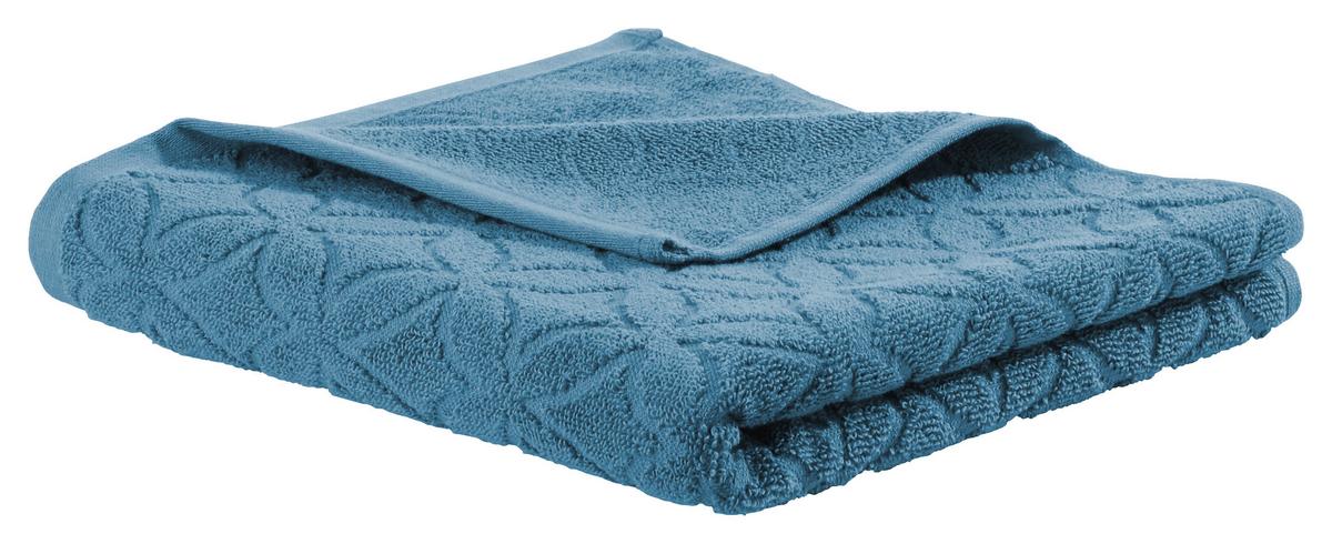Handtuch Naime in Petrol ca. 50x100cm - Petrol, LIFESTYLE, Textil (50/100cm) - Modern Living