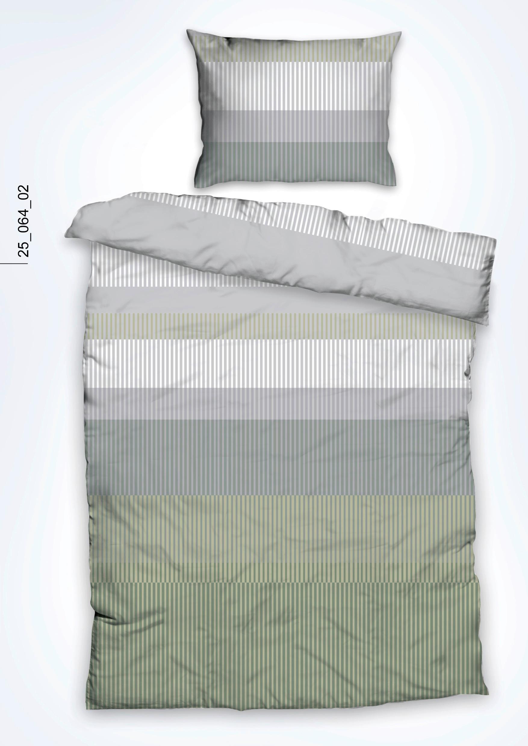 Lenjerie De Pat Hannes, Cca. 140x200/50x70cm - verde pădure, textil (140/200cm) - Mömax