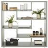 Polica Bounty - zelena/boje kadulje, Moderno, drvni materijal/plastika (130/134/40cm) - Premium Living