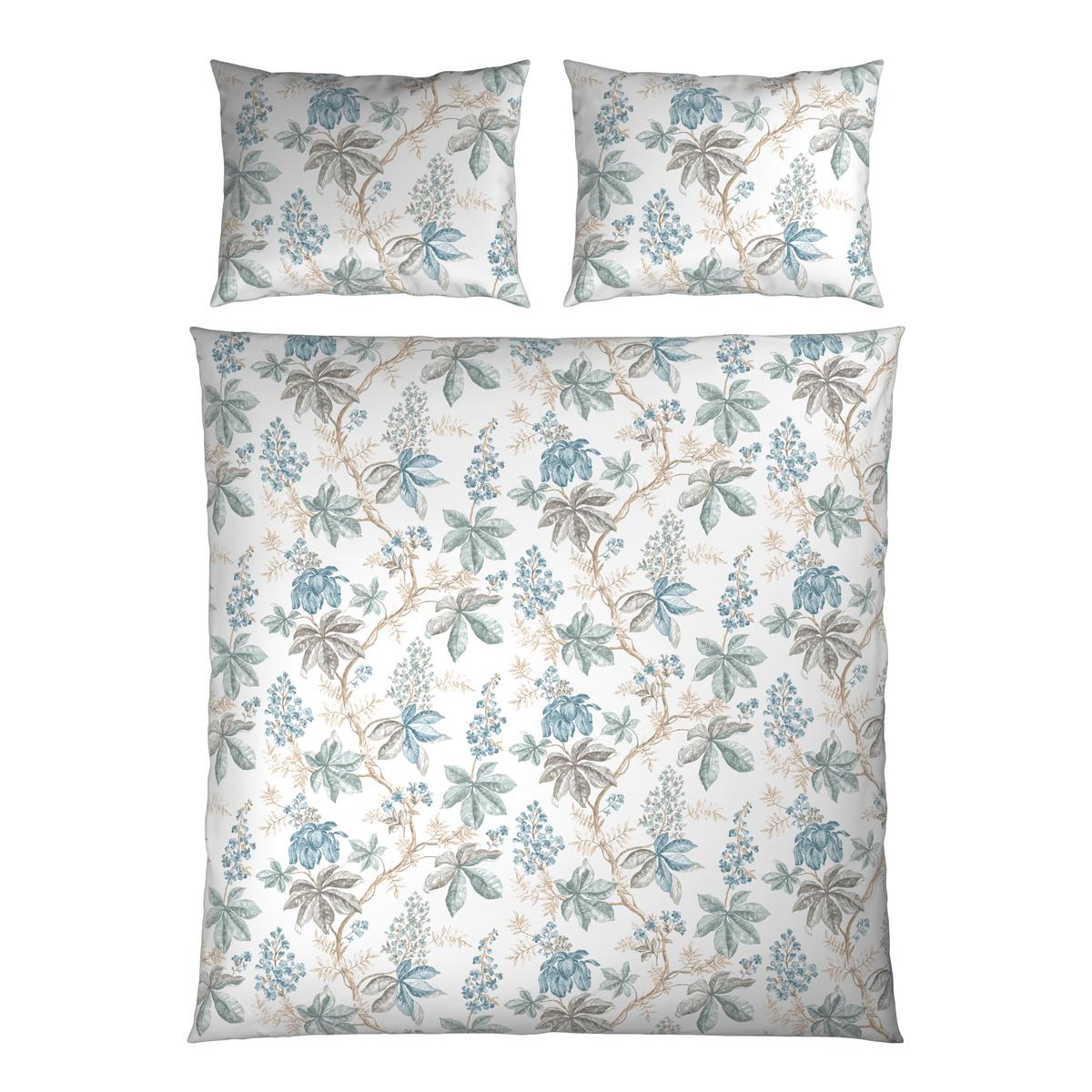 Posteljnina Franky Wende Xxl - modra/siva, Romantika, tekstil (200/200cm) - Mömax