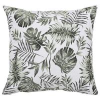 PODUSZKA DEKORACYJNA 2927 - zielony/biały, Design, tkanina (48/48cm)