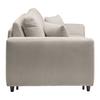 BÄDDSOFFA AGNETA -BASED- - svart/taupe, Modern, trä/textil (200/83/97cm) - Based