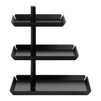 Etažer Moody Winter - crna, Moderno, metal (24,5/25,5/15,5cm) - Modern Living