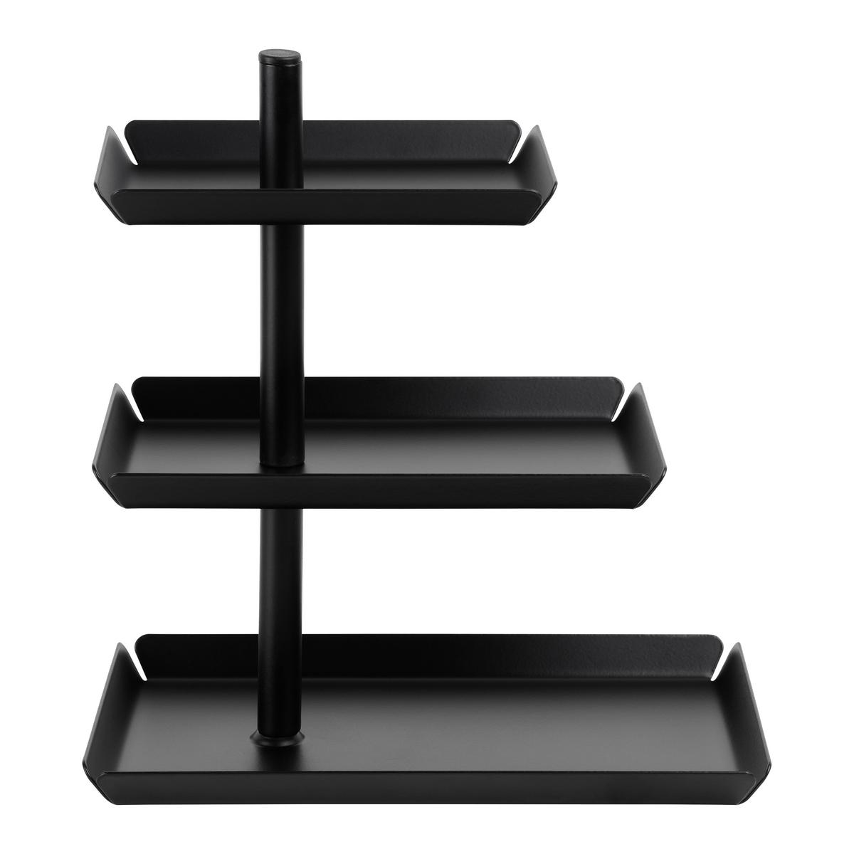 Etažer Moody Winter - crna, Moderno, metal (24,5/25,5/15,5cm) - Modern Living