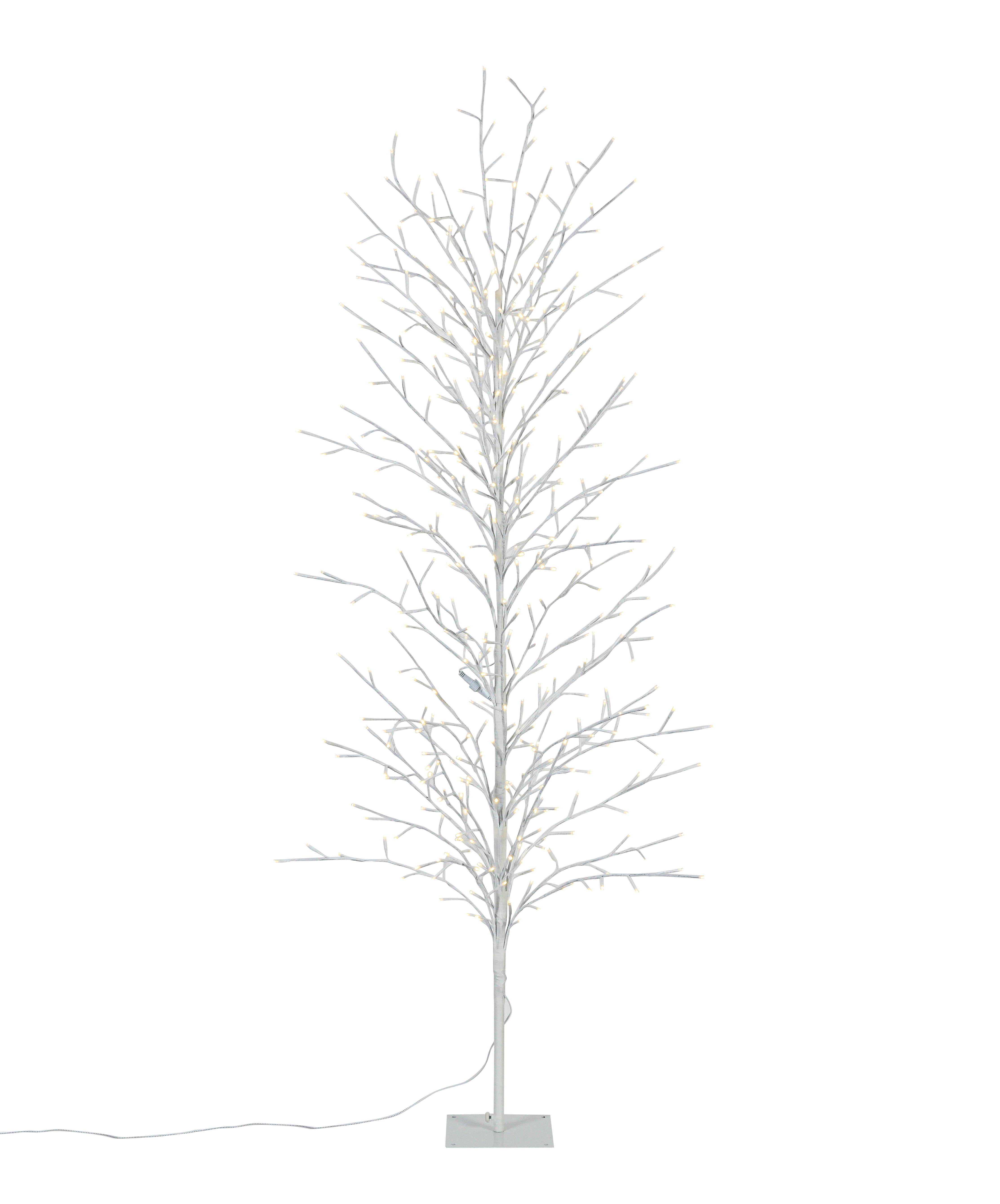 LED-Dekoleuchte Bree Weiß max. 4,5 Watt - Weiß, Design, Kunststoff/Metall (200cm) - Mömax