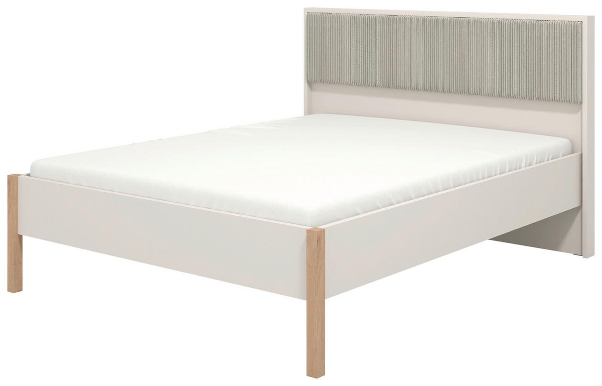 Ágykeret Belfort - kasmírszínű, Modern, faalapú anyag/textil (160/200cm)