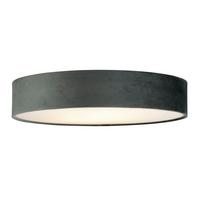 Mennyezeti Lámpa Drum 23298-3gy - szürke, Basics, textil/fém (50/50/10cm)
