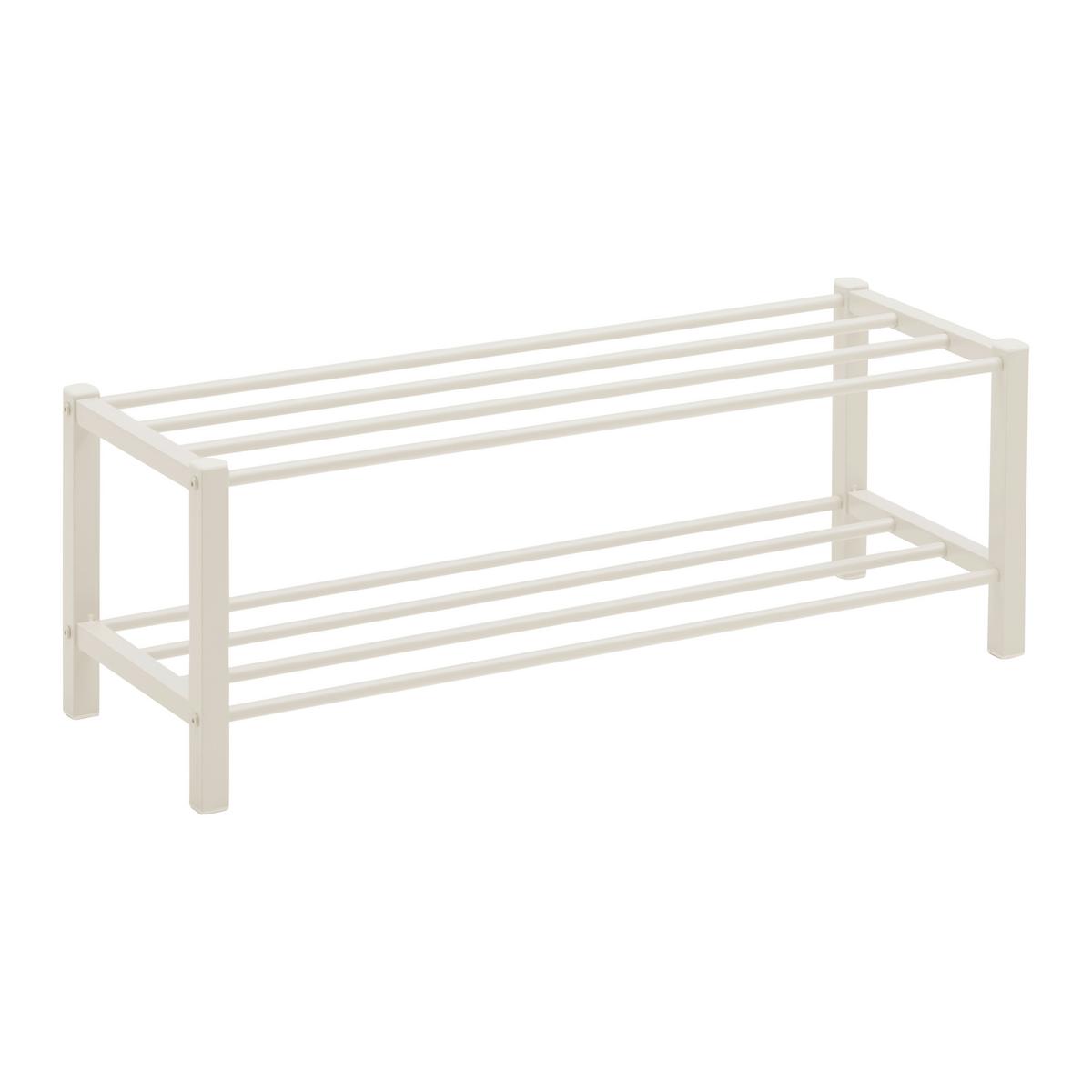 Schuhregal Benny Kaschmirfarben - Kaschmir, Modern, Metall (80/27/28,5cm) - Based