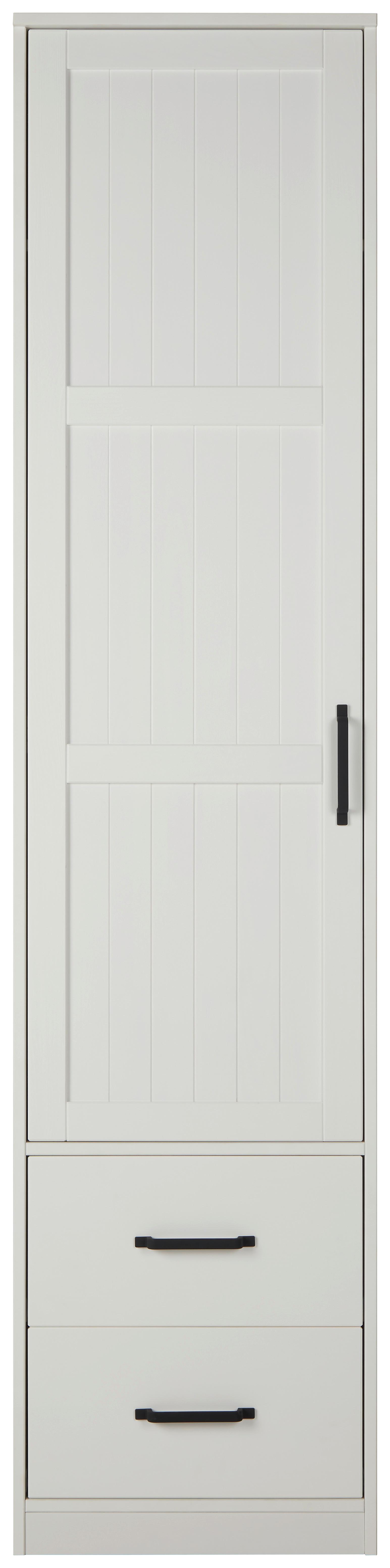 DULAP USI ROTATIVE MADITA 1T/2L - alb, Romantik / Landhaus, lemn (52/220/60cm) - Mömax