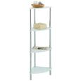 Regal in Weiß - Chromfarben/Weiß, MODERN, Glas/Metall (29/100/29cm) - MÖMAX modern living
