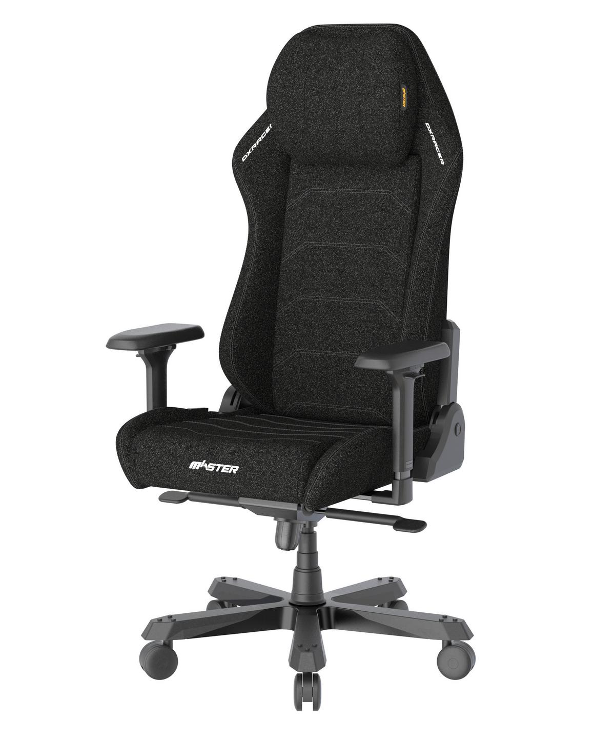 Gamingstuhl Master Schwarz - Schwarz, KONVENTIONELL, Textil/Metall (70/133/70cm) - Dxracer