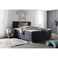 Boxspringbett in Anthrazit ca. 180x200cm - Anthrazit/Silberfarben, KONVENTIONELL, Holz/Holzwerkstoff (180/200cm) - Premium Living Boxspringbett in Anthrazit ca. 180x200cm - Anthrazit/Silberfarben, KONVENTIONELL, Holz/Holzwerkstoff (180/200cm) - Premium Living