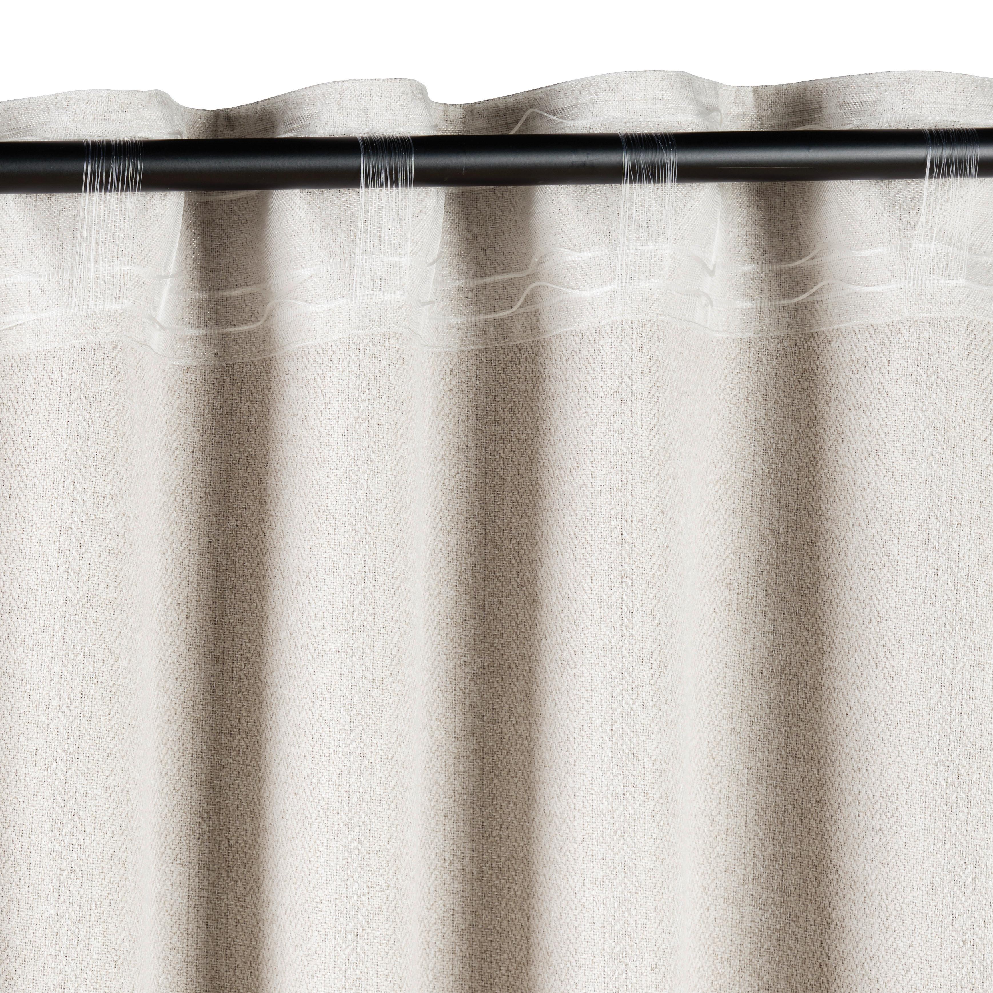 MÖRKLÄGGNINGSGARDIN ALLAN - vit, Romantik / Lanthus, textil (135/255cm) - Premium Living