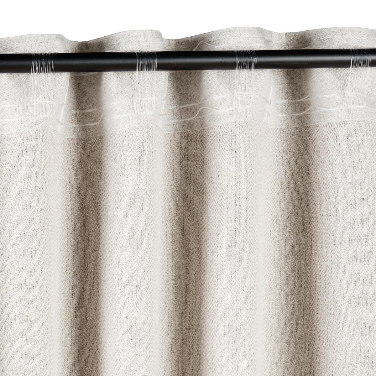 Sötétítőfüggöny Allan - fehér, Romantik / Landhaus, textil (135/255cm) - Premium Living