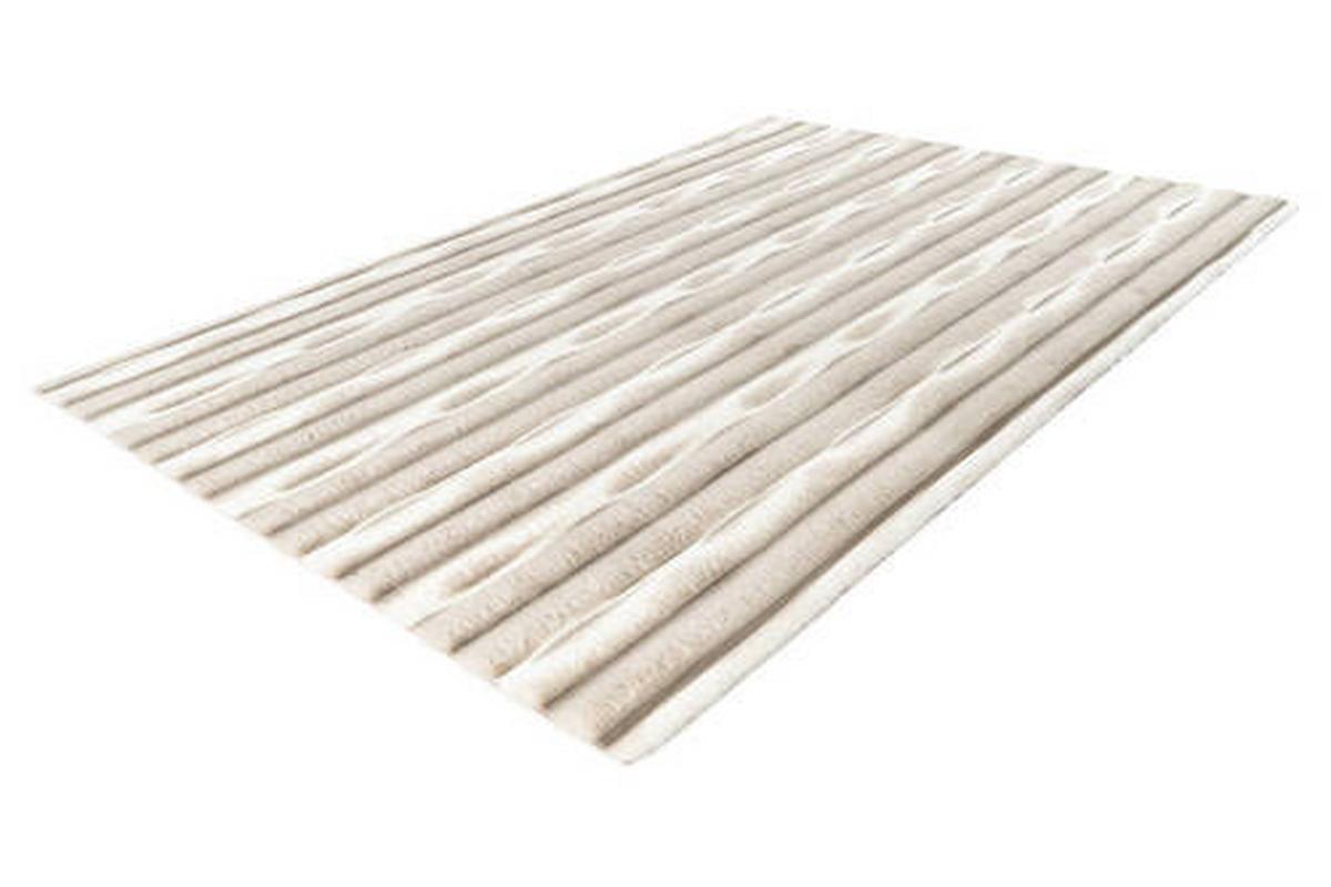 HOCHFLORTEPPICH MY WAVES 305 - Taupe, Basics, Textil (40/60cm)