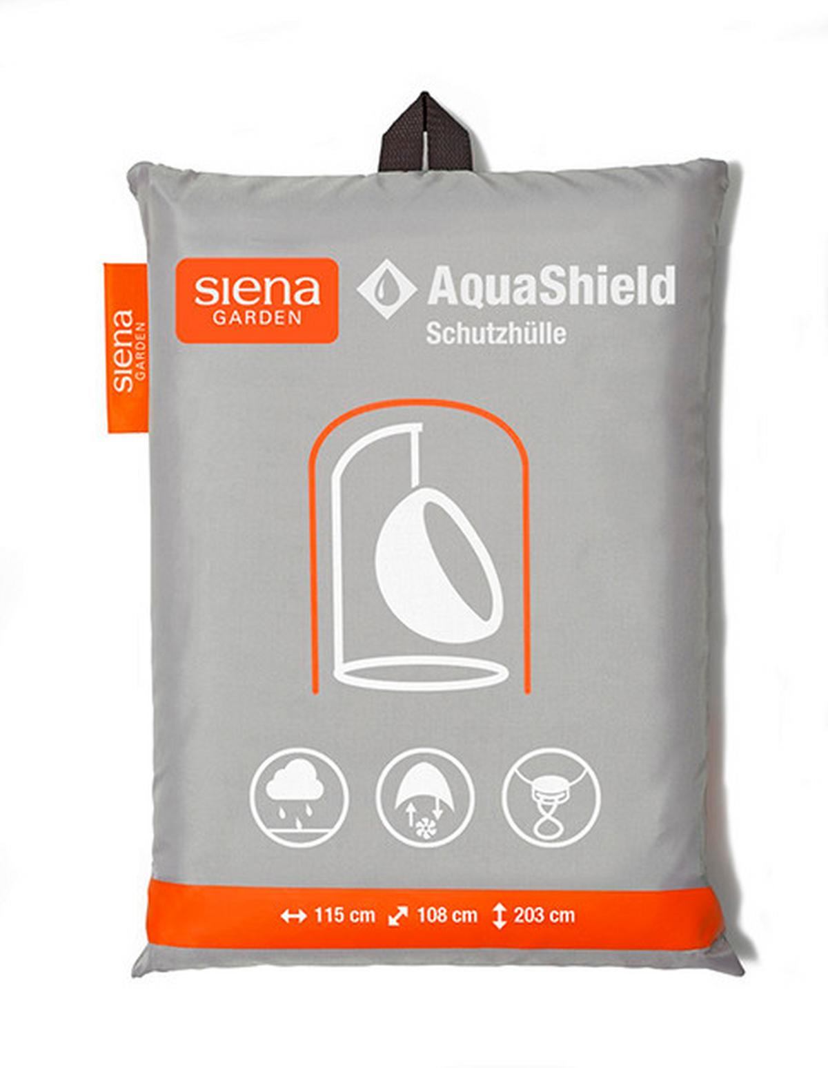 SCHUTZHÜLLE M85548 - Grau, KONVENTIONELL, Kunststoff (115/1/203cm) - Siena Garden