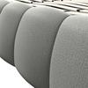 POLSTERBETT MARIJA - Edelstahlfarben/Hellgrau, MODERN, Holz/Textil (180/200cm) - Bessagi Home