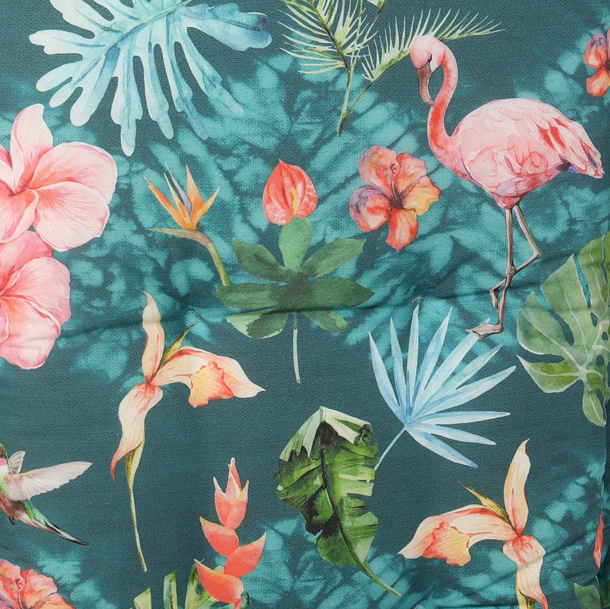 Sesselauflagenset 4-Teilig Blau/Grün/Rosa - Blau/Rosa, Basics, Textil (50/7/100cm)