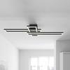 LED-TAKLAMPA FILM - svart, Modern, metall/plast (99,2/69,4/11,5cm) - Mömax