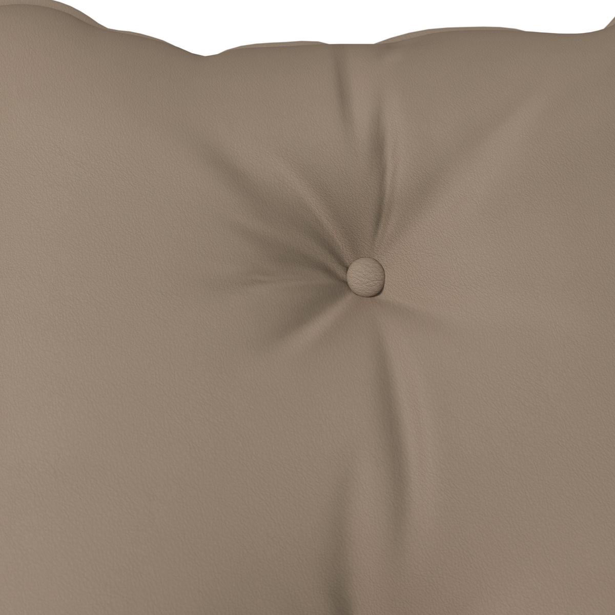 Sessel Andrea Lederlook Braun - Hellbraun/Schwarz, MODERN, Holz/Textil (82/105/80cm) - Bessagi Home