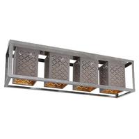 Deckenleuchte Thomas in Silberfarben max. 25 Watt - Silberfarben/Goldfarben, Design, Textil/Metall (75/20/22,5cm) - Globo