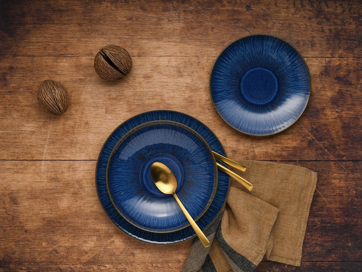 Jedilni Servis Sea Breeze Blue, 18-Delni - modra, Basics, keramika - Creatable