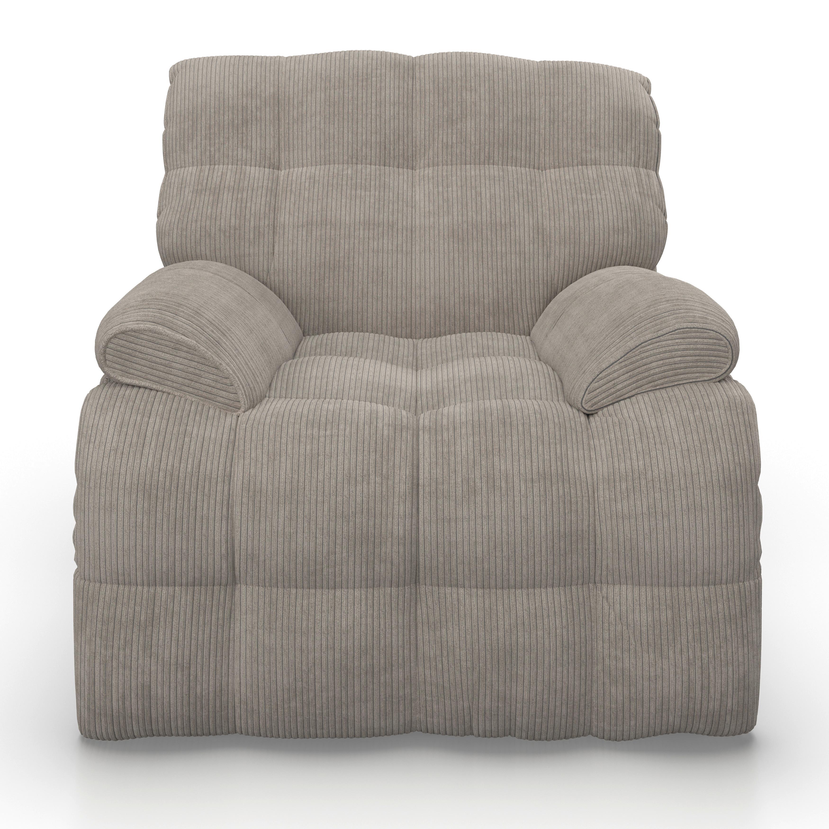 RELAXFÅTÖLJ NATALIE - grå/svart, Modern, metall/trä (98/94/106cm) - Bessagi Home