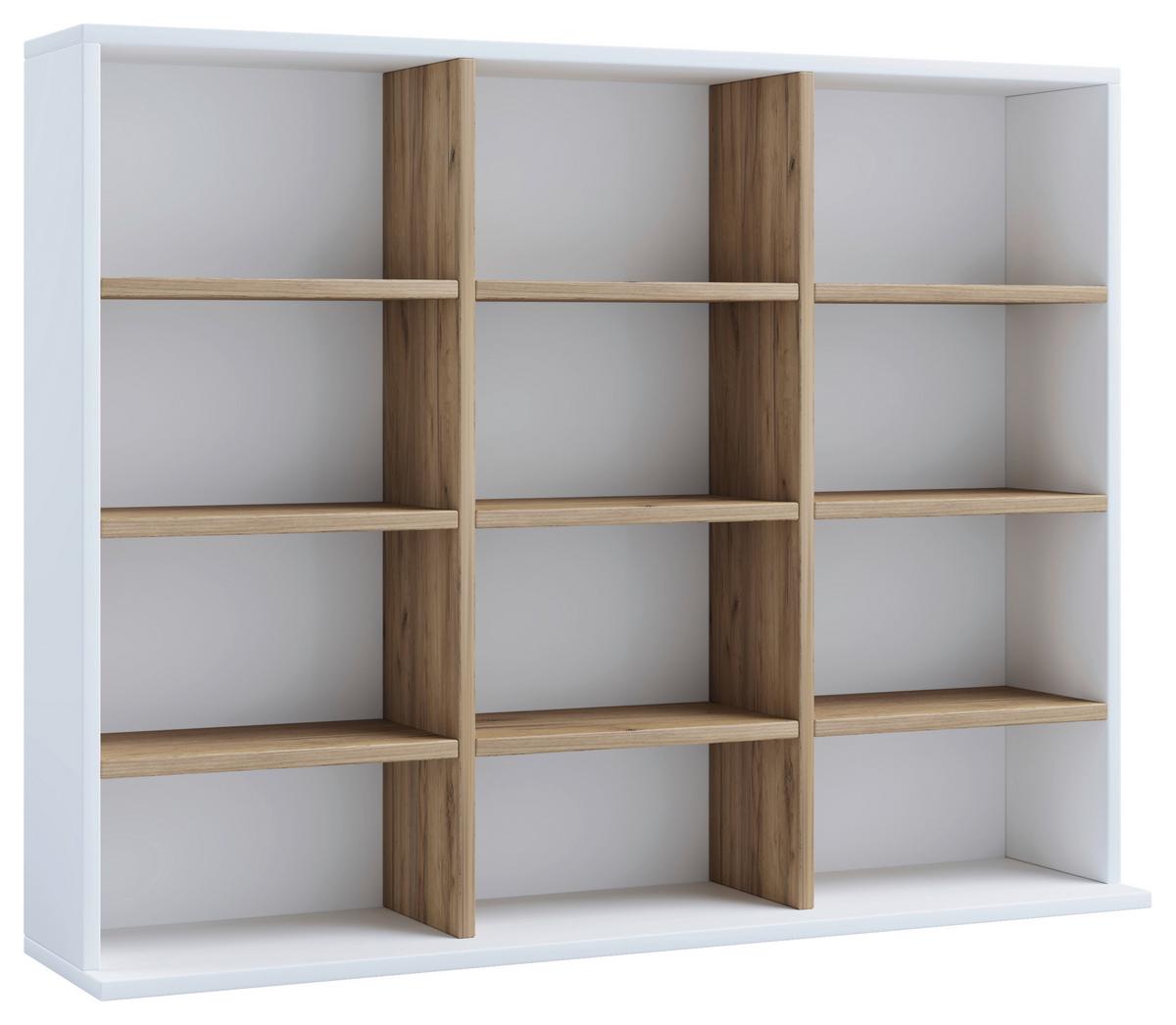 REGAL MEGOSA L - Honigeiche/Weiss, Design, Holzwerkstoff (102/82/23cm) - MID.YOU