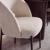 STOL NADIYA - svart/cremefärgad, Modern, metall/trä (52/78/56cm) - Bessagi Home