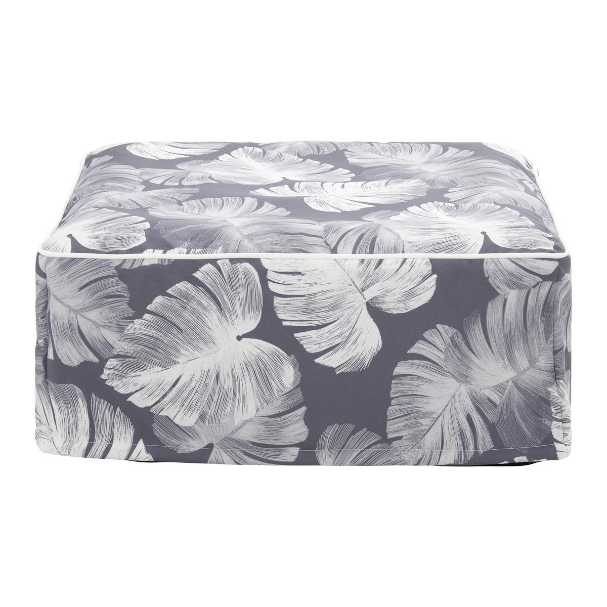 Kültéri Puff Cassy - szürke, Modern, textil (60/23/60cm) - Bessagi Garden