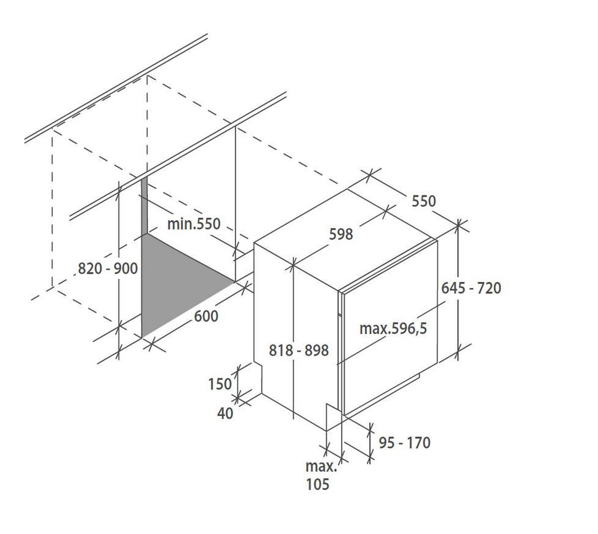 Kuhinjski Blok Z Aparati Noce Tonale, 360 Cm - črna/barve oreha, Moderno, kovina/leseni material (360/240/60cm) - Mömax